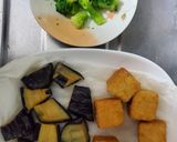 ★揚げ茄子とイカの甘辛炒め★作り方3写真