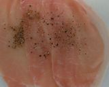 大根菜の豚肉ロール☆作り方1写真