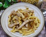 豚肉と筍とザーサイのパスタ作り方6写真
