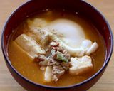 ピリ辛マーボーみそ汁♪リメイクで超簡単作り方6写真