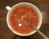 餅ピザとトマトコンソメスープ作り方12写真