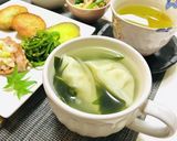 今日のご飯はネギ塩豚ロース・餃子スープ作り方7写真