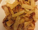 青パパイヤ入り酢豚作り方3写真