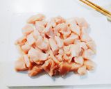 作り置き 揚げないむね肉の酢鶏★作り方1写真