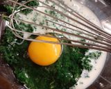 ほうれん草のオートミールパンケーキ作り方2写真