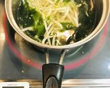 水餃子のような餃子スープ・中華スープ作り方2写真
