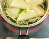 水餃子のような餃子スープ・中華スープ作り方3写真