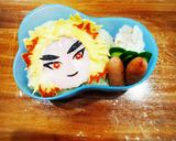 ☆キャラ弁 鬼滅の刃 煉獄千寿郎作り方7写真