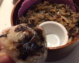 牛丼とミニおにぎり弁当★ 詰め方作り方2写真