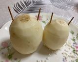 桜香るれんこんのもち米詰め甘煮作り方5写真