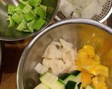 鶏肉と青パパイヤのオイスターソース炒め作り方3写真