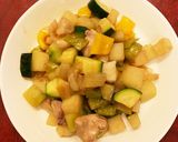 鶏肉と青パパイヤのオイスターソース炒め作り方6写真