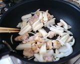 フライパン1つ！鶏肉と蓮根のグラタン作り方3写真