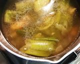 コンソメ煮びたしde温かいお蕎麦作り方2写真