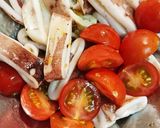 イカとトマトゆず風味マリネ作り方3写真
