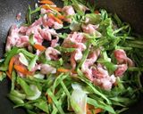 めんつゆベースの焼うどん作り方5写真