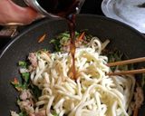 めんつゆベースの焼うどん作り方6写真