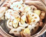 簡単！鶏肉と蓮根のうま煮♪作り方4写真