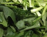 簡単小松菜の煮びだし作り方1写真