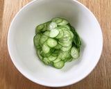 ザクザクきゅうりサンドにハムのリボン作り方1写真