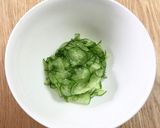 ザクザクきゅうりサンドにハムのリボン作り方4写真