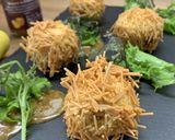 秋の味覚♪焼き芋と甘栗のいがぐりコロッケ作り方9写真