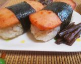 もち麦ご飯でヘルシーなスパム風おにぎり作り方4写真