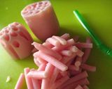 お弁当に！魚肉ソーセージの太巻き♪作り方6写真