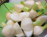 かぶと鶏挽肉のそぼろ煮作り方1写真