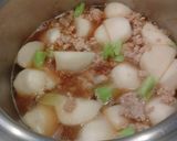 かぶと鶏挽肉のそぼろ煮作り方3写真