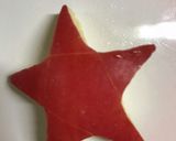 りんご飾り切り＊お星様作り方4写真