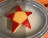 りんご飾り切り＊お星様作り方6写真