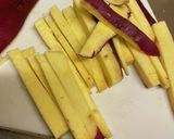 さつまいもの黒ごま天*+作り方1写真