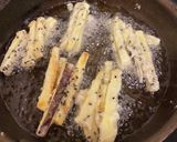さつまいもの黒ごま天*+作り方5写真