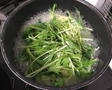 水菜としめじ☆白だしサッと煮作り方2写真