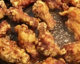 鶏手羽元の揚げ甘辛煮作り方6写真