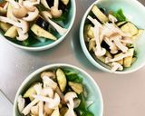 レンジ胸肉茄子オイスター炒め味青椒肉絲風作り方7写真
