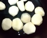 里いもと鶏むね肉の煮物作り方5写真