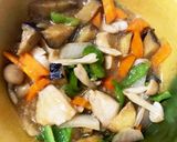 レンジ胸肉茄子オイスター炒め味青椒肉絲風作り方16写真