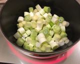 ネギと里芋の豆乳スープ作り方3写真