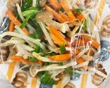 全てレンジ中華風焼うどん味豚平焼き風作り方12写真