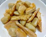 里いもと鶏むね肉の煮物作り方9写真