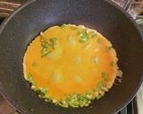 ごま油で菊菜（春菊）の炒飯作り方4写真