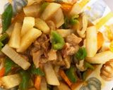 レンジボロネーゼ味豚こま大根青椒肉絲風作り方16写真