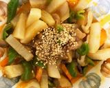 レンジボロネーゼ味豚こま大根青椒肉絲風作り方17写真