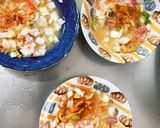 レンジ豚こまキムチで簡単麻婆豆腐&茄子作り方10写真