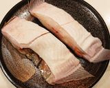鰈のゴマ焼きネギタレ掛けて作り方1写真