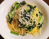 簡単☆しらすと小松菜のパスタ作り方4写真