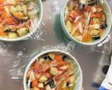 簡単ツナペスカトーレ&豚こまのせドーム蒸作り方8写真