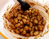 青ばんと蒸し大豆でおつまみ作り方3写真